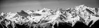 Looking west to the Premier Range - also called the Cariboo Mountains