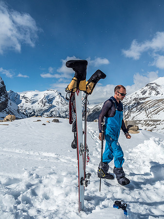 Taking advantage of warm sunshine to dry gear.