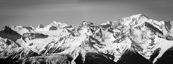 Looking west to the Premier Range - also called the Cariboo Mountains