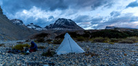 Another late supper at camp.
