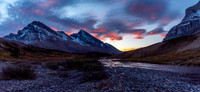Sunrise over the White Goat Wilderness and Mount Stewart.