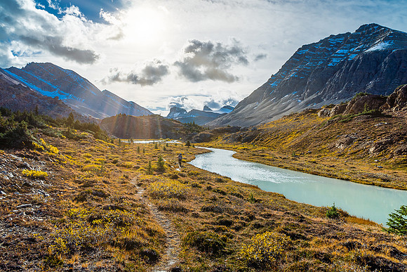 A magical landscape along the Brazeau River.