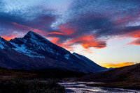 Sunrise over the White Goat Wilderness and Mount Stewart.