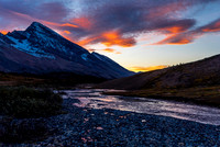Sunrise over the White Goat Wilderness and Mount Stewart.