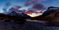 Sunrise over the White Goat Wilderness and Mount Stewart.