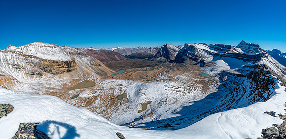 The Afternoon Lakes Valley is an incredible landscape. Mt. Stewart at right and Jain Peak at center.