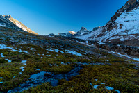 Ascending back up to Cline Pass.