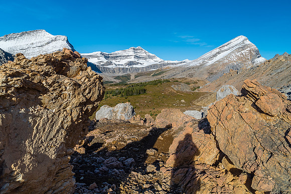 We hiked over and around some pretty neat boulders. Just enough to be interesting, not too many to be annoying.