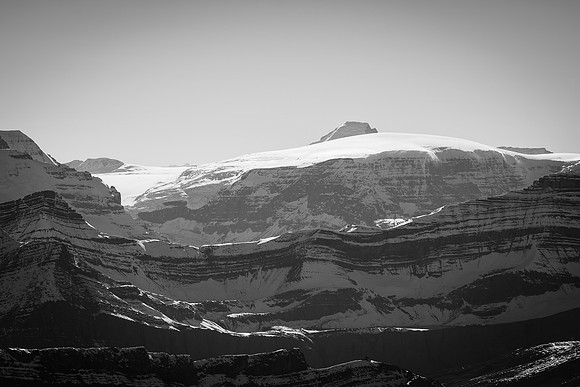Snow Dome and Mount Columbia.