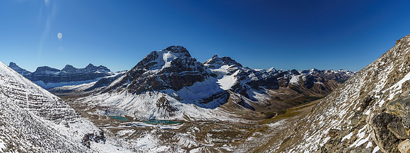 Guardgoat Peak over Cline Pass.