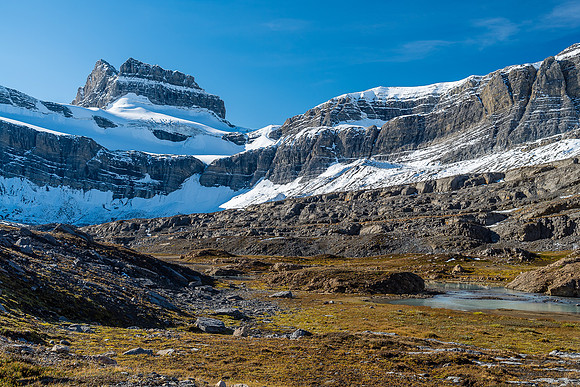 Nearing the end of valley and start of the Brazeau River.