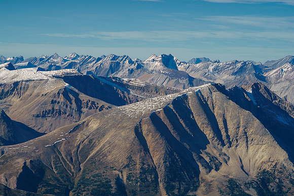 View over Marble Mountain to Isaac Peak.