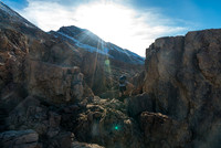 We hiked over and around some pretty neat boulders. Just enough to be interesting, not too many to be annoying.