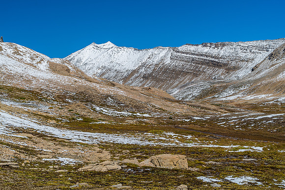 Mount Willis over Cline Pass.