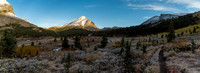 More of the terrain on the Nigel Pass trail - the mountain on the left is unnamed, a very common theme for this area as there are very few named summits here.