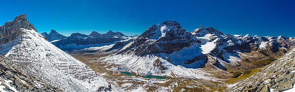 Guardgoat Peak over Cline Pass.