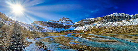 Landscape magic at the head of the Brazeau River.