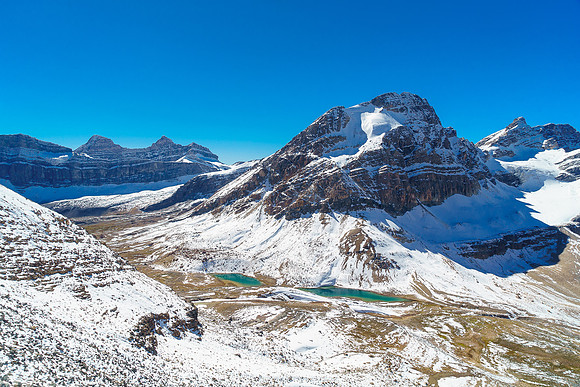 Guardgoat Peak over Cline Pass.
