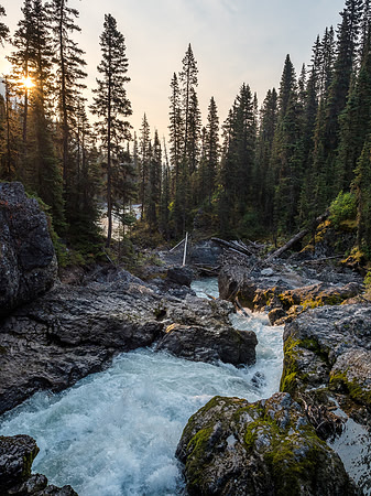 Crossing the Upper Kananaskis River.
