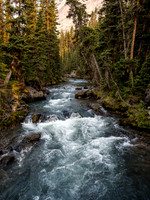 Crossing the Upper Kananaskis River.