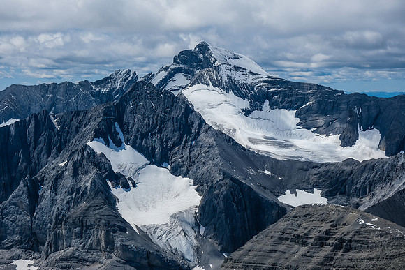 Mount Petain in front of Mount Joffre
