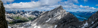 From the ridge top-out views to Mount Sarrail.