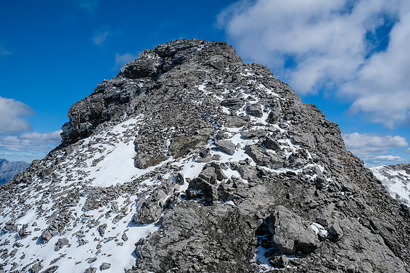 Views up the ridge.