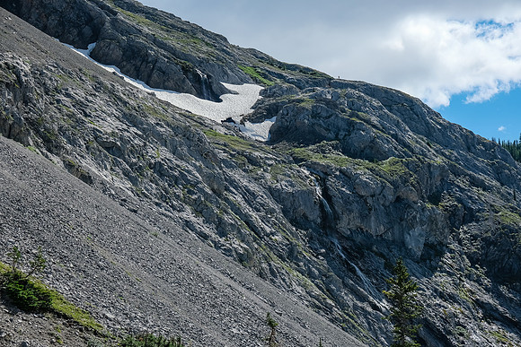 People are stuck at the bottom of the headwall - it's more difficult than folks realize.