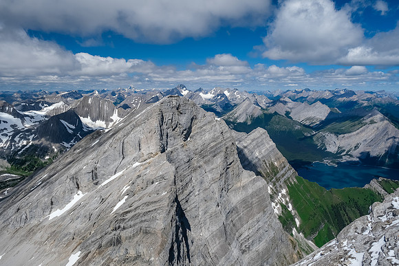 Summit view over Mount Sarrail.