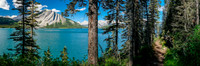 A lovely hike back along Upper Kananaskis Lake.