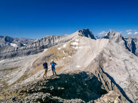 Vern and Harvey on the summit.