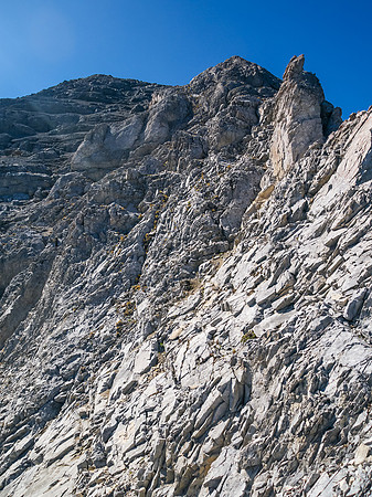 You have to stay sharp on this terrain - one slip and it's "game over".