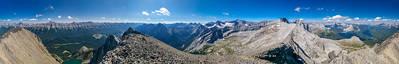 Opal Range (L) to Rae, Tyrwhitt, Storm, Mist, Storelk, Aosta, Abruzzi, Joffre, Foch and Sarrail (R).