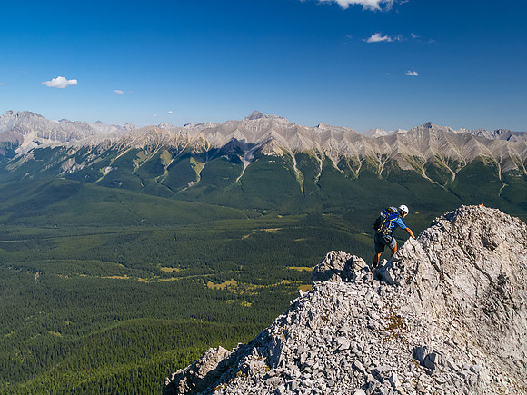 You have to stay sharp on this terrain - one slip and it's "game over".