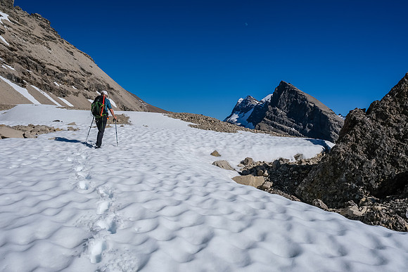 Exiting to the valley.