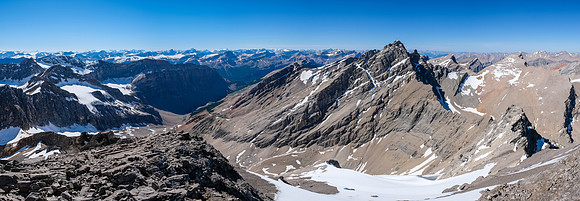 The long valley I used to access Recondite from the Dolomite Creek approach at L-C.