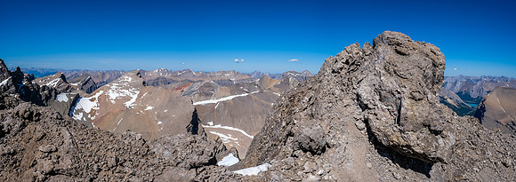 Cheshire, Caterpillar, Icefall and Mamen next to the horrendous summit block.