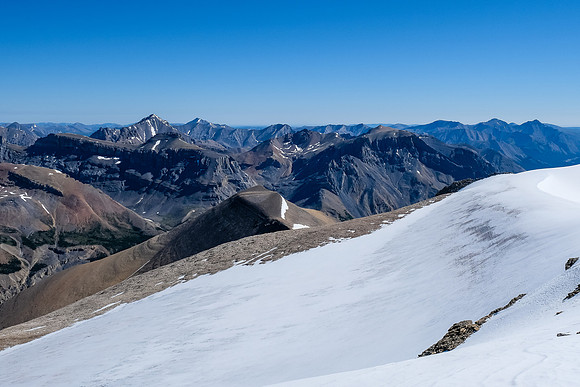 Views back to Mamen and Malloch (R).