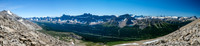Views back up the Siffleur valley.