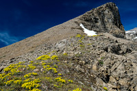 Easy scrambling up Kentigern's southwest slopes.