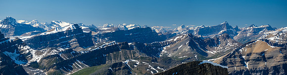 Views to Marmota and Cline (R).