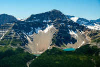 Views back to tarns along the eastern edge of the Siffleur River valley.