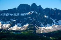 Views back to tarns along the eastern edge of the Siffleur River valley.