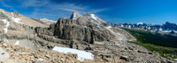 Views back down the SW ridge towards Clearwater.