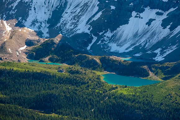 Tarns under Watermelon and Bobac Peak.