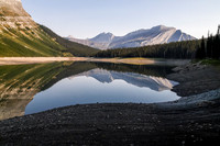 A very calm and retreated Hidden Lake with Indefatigable and Warspite in the bg.