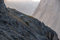 The goats we saw on our traverse between Three Isle Peak and Putnik's south slope.