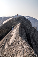 Another shot of the moderate scrambling section of the ridge.
