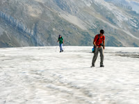 Rod and Vern on the glacier.