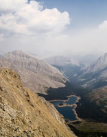 Three Isle Lakes from Worthington. Putnik at left.